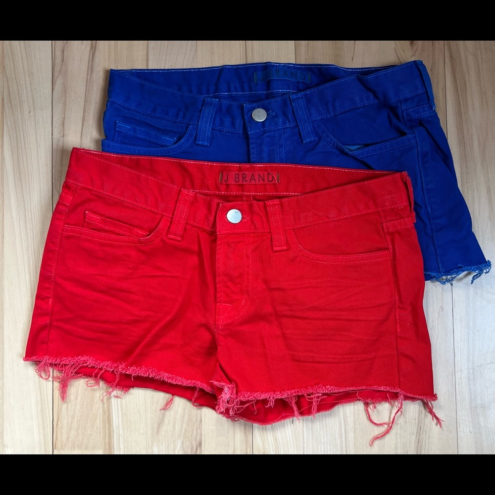 J Brand low rise shorts (set of 2)